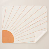 Couverture Sherpa Boho Sunshine (Devant (Horizontal))