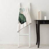 Couverture Sherpa Boho Zen Dandelions Floraux Dans Une Bouteille (En situation)