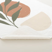 Couverture Sherpa Boho Zen minimaliste Botanique (3/4)