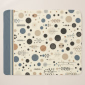 Couverture Sherpa Bois Abstrait (Devant (Horizontal))