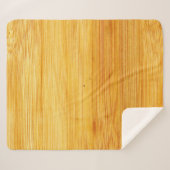 Couverture Sherpa Bois bambou texture arrière - plan (Devant (Horizontal))