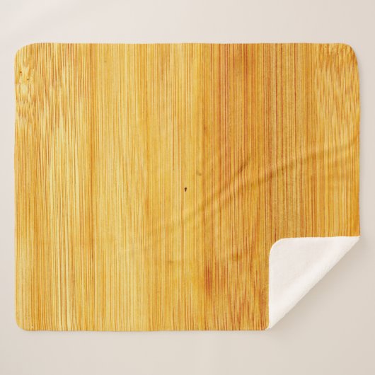 Couverture Sherpa Bois bambou texture arrière - plan (Devant (Horizontal))