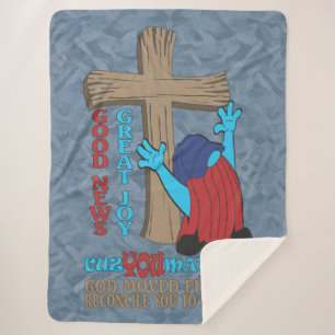Couverture Sherpa Bois Cross Cuz Vous Avez De L'Importance Gospel T-