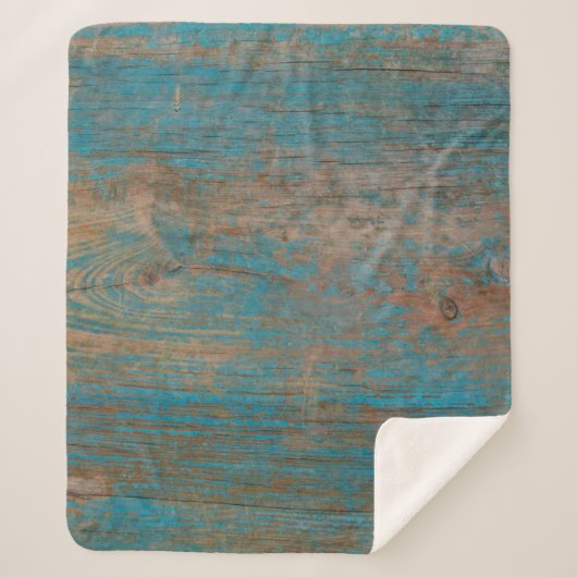 Couverture Sherpa bois de texture Arrière - plan (Devant)