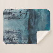 Couverture Sherpa Bois d'hiver (Devant (Horizontal))