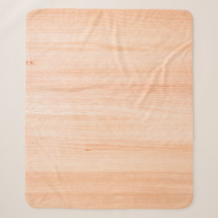 Couverture Sherpa Bois motif surface en bois rétro