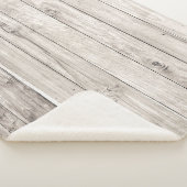 Couverture Sherpa Bois vieux sans couture : Arrière - plan mural tex (3/4)