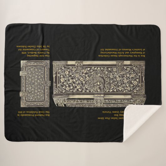 Couverture Sherpa Boîte d'écriture en argent victorienne sur Sherpa  (Devant (Horizontal))