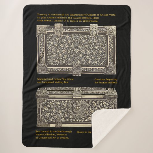 Couverture Sherpa Boîte d'écriture en argent victorienne sur Sherpa (Devant)