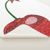 Couverture Sherpa Bombe cerise parties scintillant (3/4)