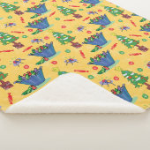 Couverture Sherpa Bonbons de Noël (3/4)