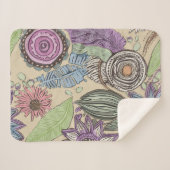 Couverture Sherpa Bonheur Botanique (Devant (Horizontal))
