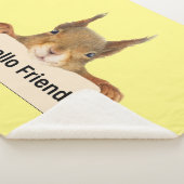 Couverture Sherpa Bonjour ami Funny Squirrel (3/4)