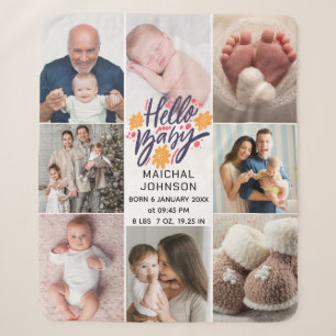 Couverture Sherpa Bonjour Bébé Statistiques de naissance de nouvea