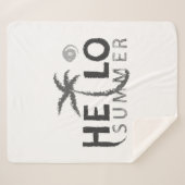 Couverture Sherpa Bonjour été (Devant (Horizontal))