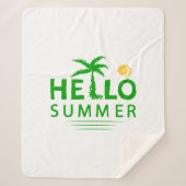 Couverture Sherpa Bonjour été (Devant)