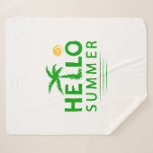 Couverture Sherpa Bonjour été (Devant (Horizontal))