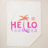 Couverture Sherpa Bonjour été (Devant)