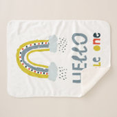 Couverture Sherpa Bonjour Mon Petit Un Arc En Arc En Arc (Devant (Horizontal))