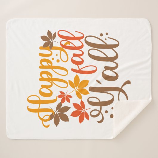 Couverture Sherpa Bonne Chute à tous (Devant (Horizontal))