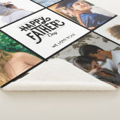 Couverture Sherpa Bonne Fête des pères photo de famille (3/4)