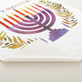 Couverture Sherpa Bonne Hanoukka Sherpa Blanket (3/4)