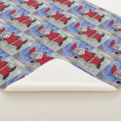 Couverture Sherpa Bonne Père Noël (3/4)