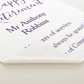 Couverture Sherpa Bonne retraite ajouter le nom années de service à  (3/4)