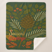 Couverture Sherpa Bonnes Fêtes d'automne et d'hiver (Devant)