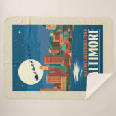 Couverture Sherpa Bonnes Fêtes de Baltimore (Devant (Horizontal))