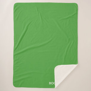 Couverture Sherpa Boomslang green color