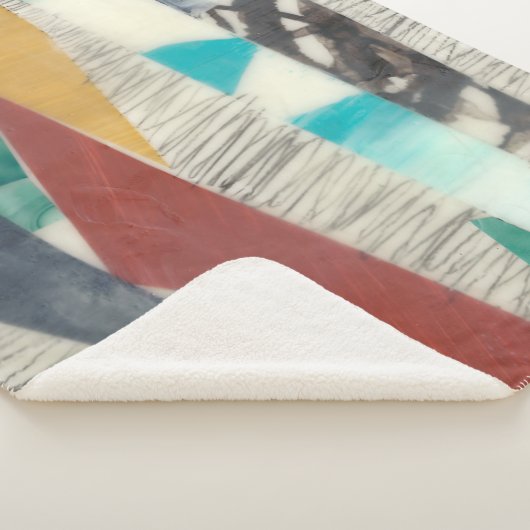 Couverture Sherpa Bordure couleur II (3/4)