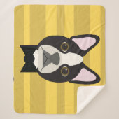 Couverture Sherpa Boston Terrier (Devant)