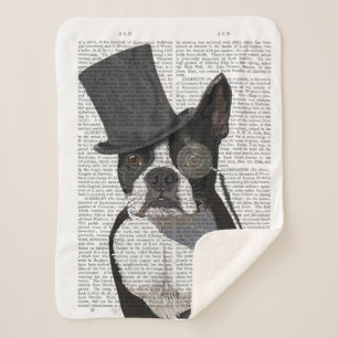 Couverture Sherpa Boston Terrier, Formal Hound et Casquette