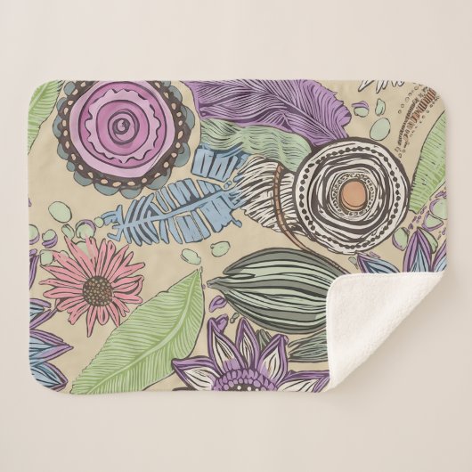 Couverture Sherpa Botanical Bliss (Devant (Horizontal))
