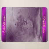 Couverture Sherpa bouddha, couverture, modèle, artisanat, vacances, (Devant (Horizontal))