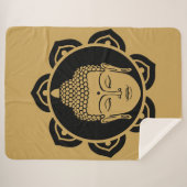 Couverture Sherpa Bouddha Vesak Bouddha Purnima Bouddha Day (Devant (Horizontal))