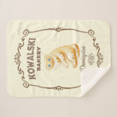 Couverture Sherpa Boulangerie Kowalski - Demiguise (Devant (Horizontal))