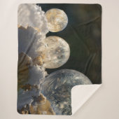 Couverture Sherpa Boules de savon congelées Cool de cristal de glace (Devant)