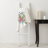 Couverture Sherpa Bouquet de fleurs Giraffe Sherpa Blanket (En situation)