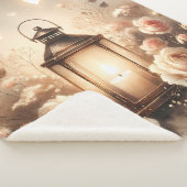 Couverture Sherpa Bouquet de lanterne rose Glow (3/4)