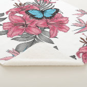 Couverture Sherpa Bouquet tropical (3/4)