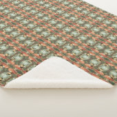 Couverture Sherpa Bourdon doré dans la danse des fleurs (3/4)