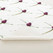Couverture Sherpa Boutons de rose,  (3/4)