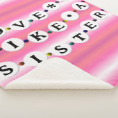 Couverture Sherpa Bracelet Bestie - Conception d'amitié (18 perles) (3/4)