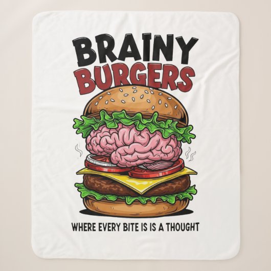 Couverture Sherpa Brainy Burgers (Devant)