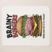 Couverture Sherpa Brainy Burgers (Devant (Horizontal))