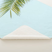 Couverture Sherpa Branche de palmier (3/4)