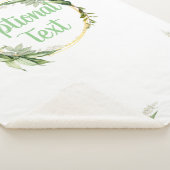 Couverture Sherpa Branches d'olivier en fleurs (3/4)