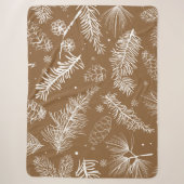 Couverture Sherpa Branches et pin 3 (Devant)